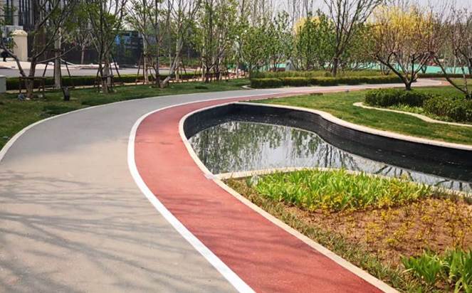 北京紫竹院健身步道